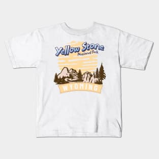 Yellowstone National Park, Wyoming Kids T-Shirt